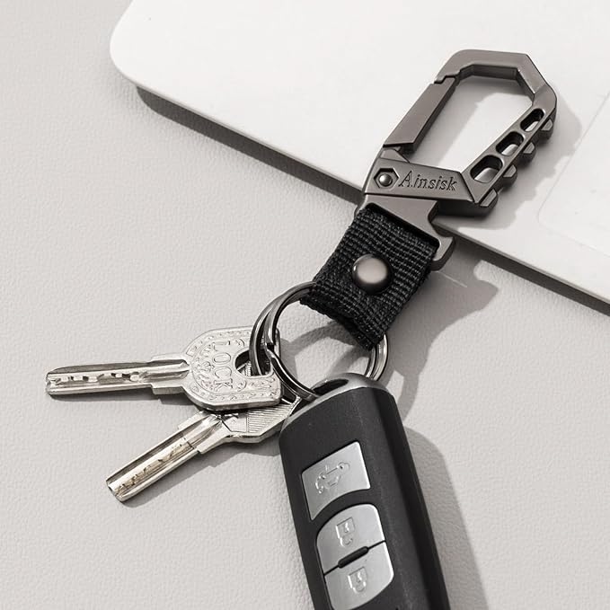 Heavy duty key chain, bottle opener function car keychains, versatile metal - Image 5