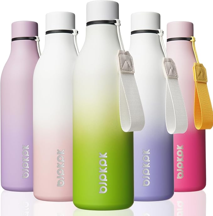BJPKPK Insulated Water Bottles, 25 oz Stainless Steel Metal Water Bottle by BJPKPK