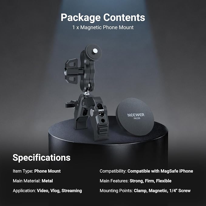 NEEWER Magnetic Phone Mount - Image 7