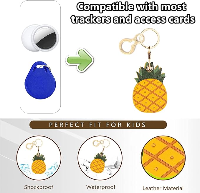 Leather Keychain Holder Case Compatible - Image 3