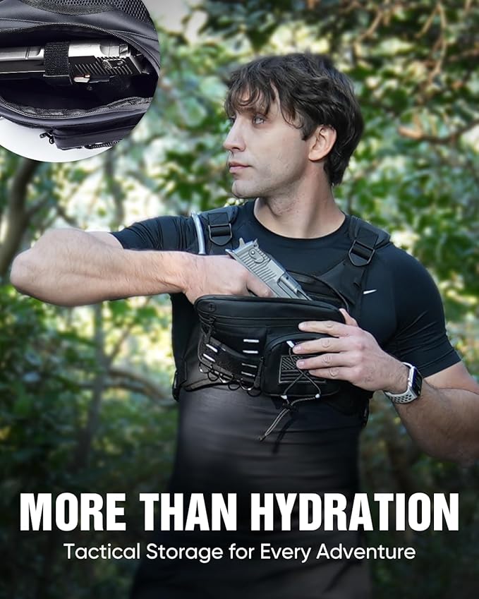 Zelvot Running Vest with 2L Water Bladder, Hydration Backpack, U.S. Original - Image 2