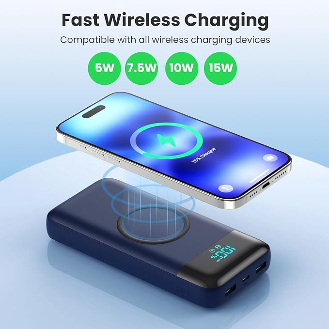 Wireless Portable Charger 40800mAh - Image 2