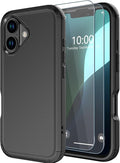for iPhone 16 Plus Case Heavy Duty Protection Phone Case Cover by LOVEBEIDI