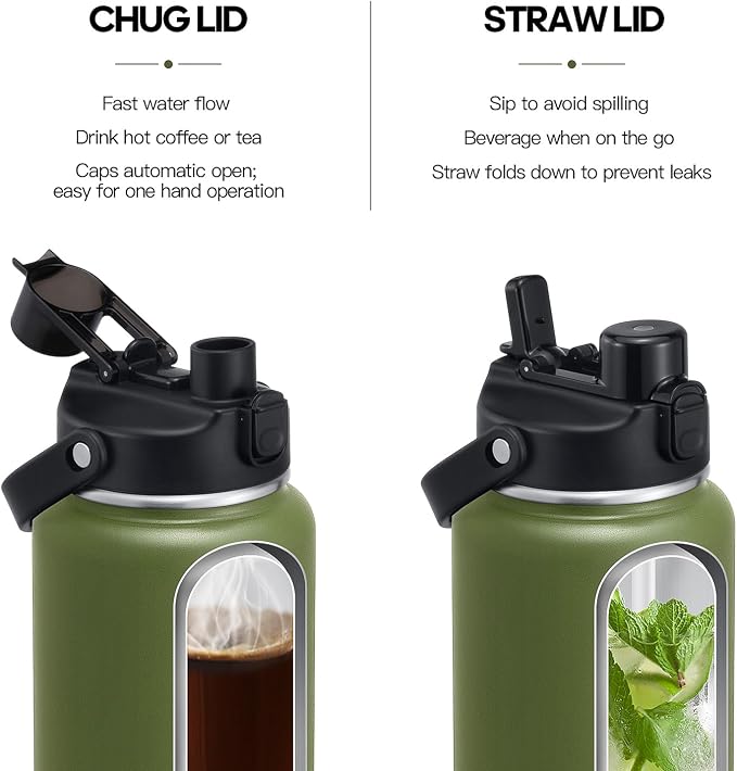 64oz Half Gallon Insulated Water Bottle - Image 2
