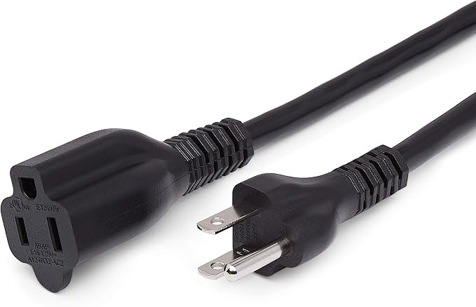 Amazon Basics Extension Cord, 10 Ft, 3-Prong Outlet Extender, 13 Amps - Image 3