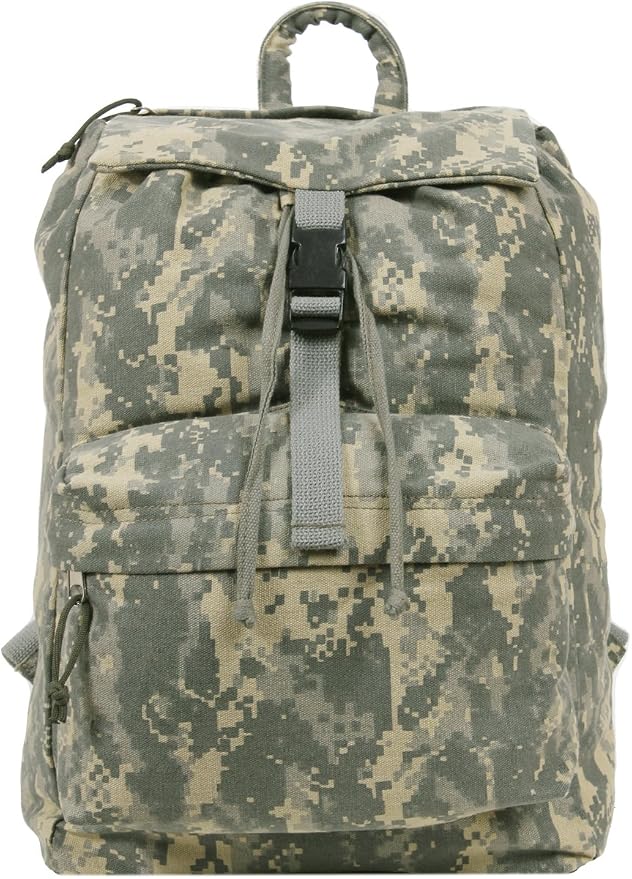Rothco Canvas Daypack – Heavy-Duty Cotton Canvas Backpack - Image 2