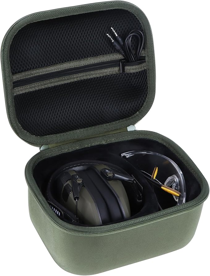Storage Case Compatible with Walker's Razor Slim Shooting Hearing Protection by Peyyargo