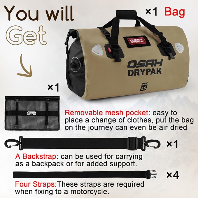 OSAH DRYPAK Waterproof Duffel Bag - Image 7