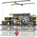 Garage Ceiling Storage Racks – 4x8 FT Overhead Garage Storage Rack by Unknown