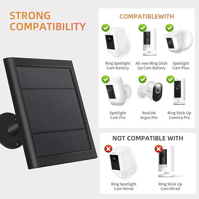 Paodekua 2 Pack 4W Solar Charger - Image 2