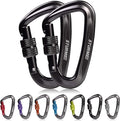 STURME 12kN Heavy Duty Locking Carabiner Clips by STURME