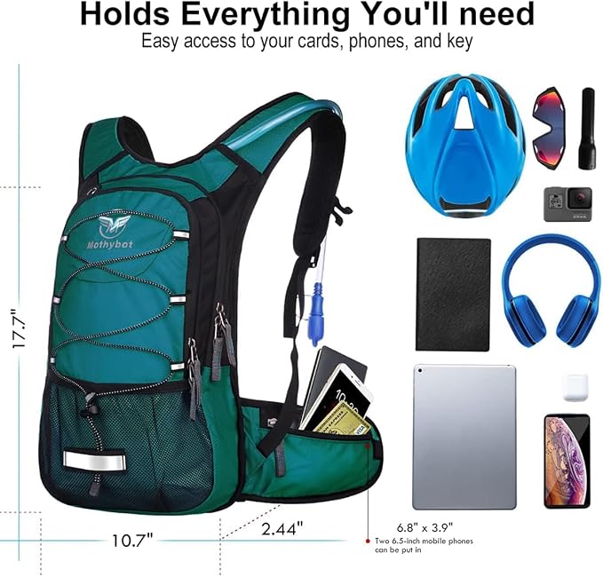 Mothybot Hydration Pack, Insulated Hydration Backpack - Image 6