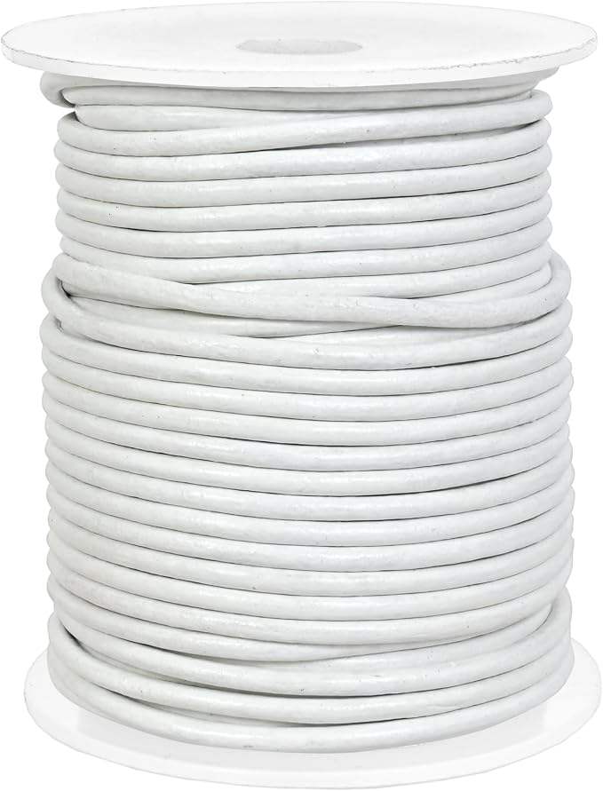 GENIQUE Real/Genuine Round Leather String Cord - Image 2