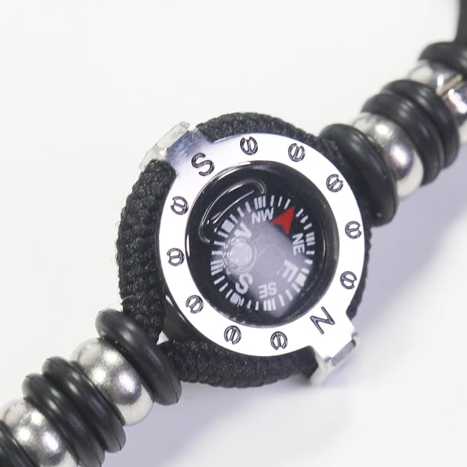 Innocence Adjustable Paracord Wrist Compass Bracelet - Image 3