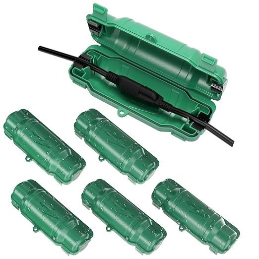 6 Pack Outdoor Extension Cord Safety Cover by Unknown
