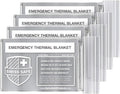 Swiss Safe 4 Pack Mylar Emergency Blankets by SwissSafe