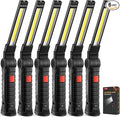 Magnetic Work Light 6Pack, Rechargeable LED Work Light by RuboliyLightyourwayahead
