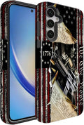 Compatible for Samsung Galaxy S25 FE 5G Case, Dual Layer Heavy Duty 2 in 1 by BSMOSPER