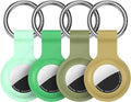 Compatible with AirTag Holder Case Keychain 4 Pack, by HATALKIN
