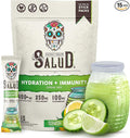 Salud 2-in-1 Hydration Packets + Immunity Electrolytes Powder, Cucumber Lime by TasteSalud