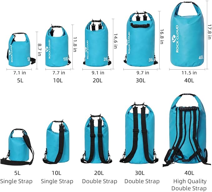ROCK CLOUD Dry Bag Waterproof 5L Dry Sack - Image 2