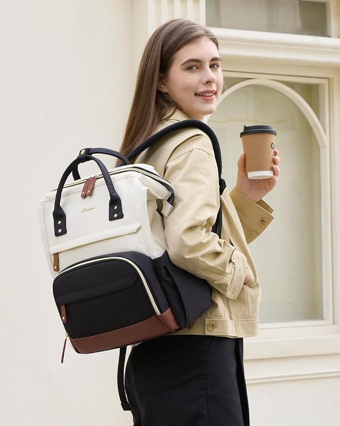 LOVEVOOK Laptop Backpack for Women, 15.6 Inch Work Business Backpacks Purse - Image 6
