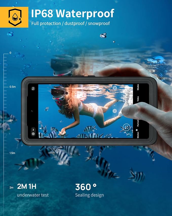 Lanhiem Pixel 8 Pro Case, IP68 Waterproof Dustproof Case - Image 3