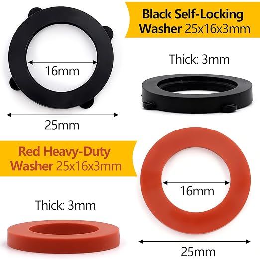160 Pieces Hose Bib Washer & Faucet Washers Assorted Kit - Image 3