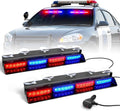 HLauto 6Z4J Emergency Dash Strobe Lights: 2x16.8 inch Red Blue Safety Lights by HLauto