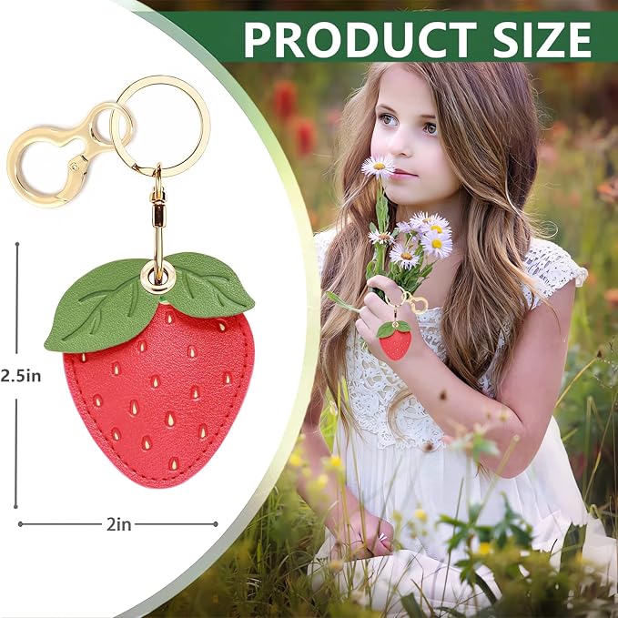 Leather Keychain Holder Case Compatible - Image 2