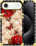 for iPhone 17 Air Case Luxury Golden Decoration by Unknown