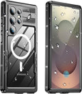 for Samsung Galaxy S25 Ultra Waterproof Case, Magnetic Heavy Duty Military by Haireca