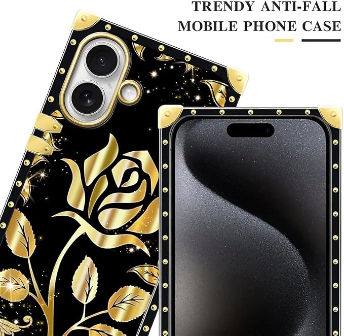 for iPhone 17 Case Luxury Golden Decoration - Image 4