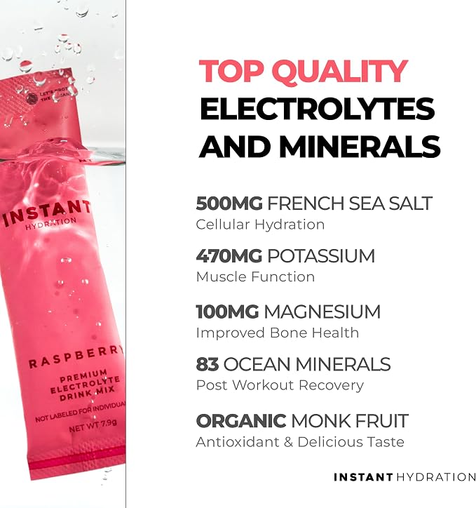 Instant Hydration Electrolytes Powder Packets - Image 4