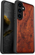 Carveit Wood Case for Galaxy S24 Plus Case Shockproof Protective Cover Unique by Carveit