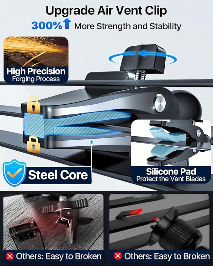 【98+LBS Strongest Suction & Military-Grade】Ultimate Car Phone Mount【Patent & - Image 4