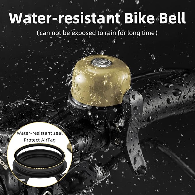 ROCKBROS Bike Bell for Apple AirTag Hidden Bike Mount Bike AirTag Holder GPS - Image 7