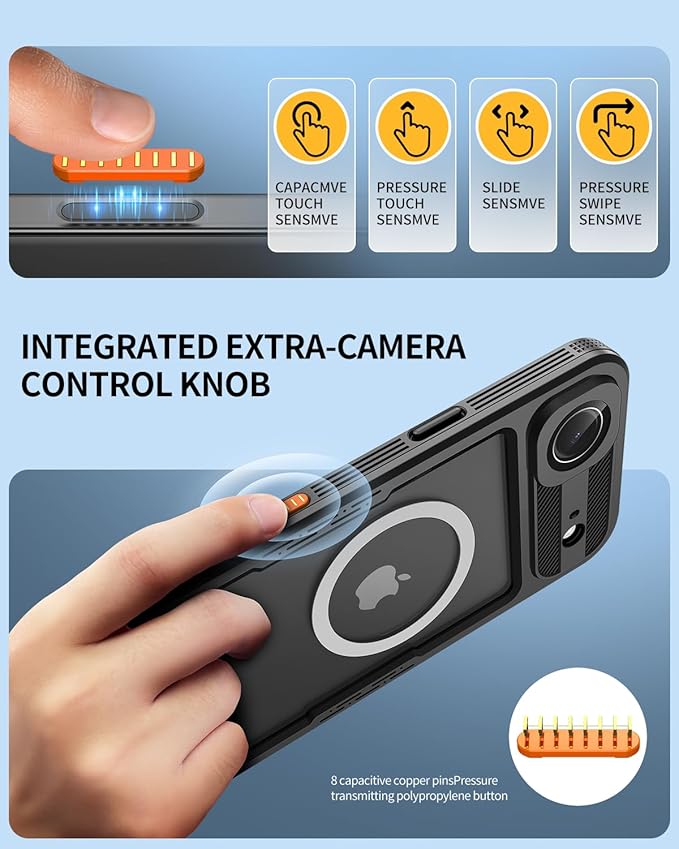 Lanhiem Magnetic for iPhone Air Phone Case, IP68 Waterproof Dustproof Phone Case - Image 4