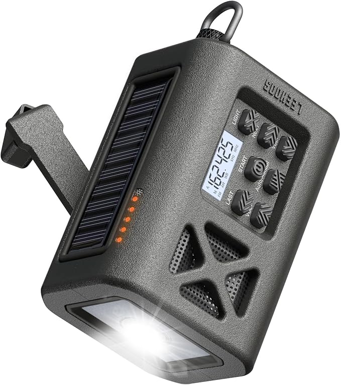 【2025 Newest】 Emergency Crank Weather Radio, NOAA/AM/FM Portable Solar Radio by LeehoosOfficial