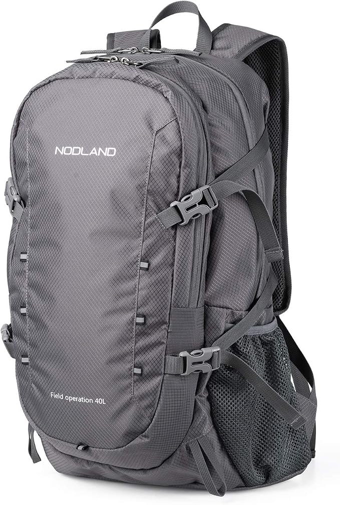 NODLAND Lightweight Backpack, Travel 40L Foldable Water-Resistant Daypack - Image 9