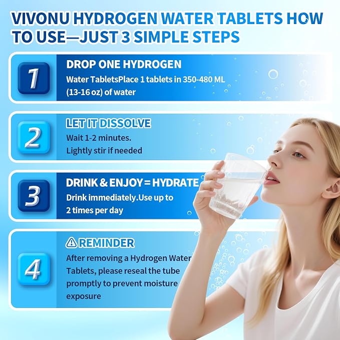 VivoNu Hydrogen Water Tablets - Image 7