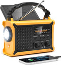 NOAA Weather Radio-12000mAh/44400mWh AM/FM Emergency Portable Radio by PPLEE