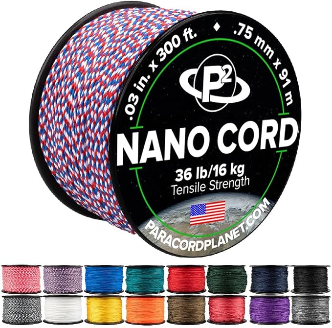 Paracord Planet Nano Cord –Lightweight Nylon Nano Paracord – Great by ParacordPlanet