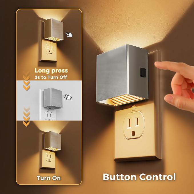 L LOHAS LED Night Light, Night Lights Plug into Wall, Dimmable Night Light - Image 2