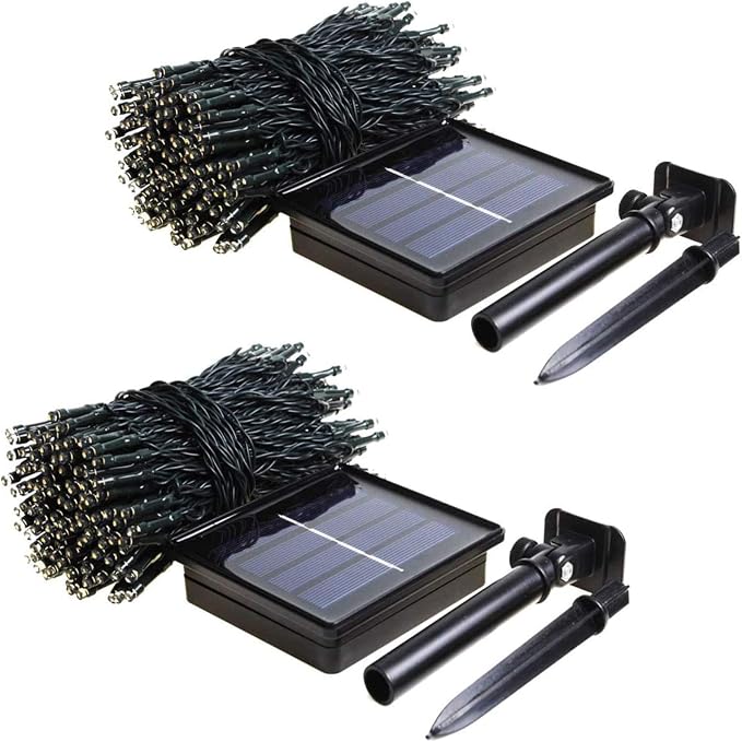 2 Pack 480 LED Solar Chrismas Lights Outdoor, Solar String Lights - Image 6
