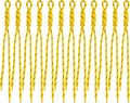Paracord Keychain Paracord Bag Charm 12pcs Braided Nylon Rope Keychain Cord by Cmidy