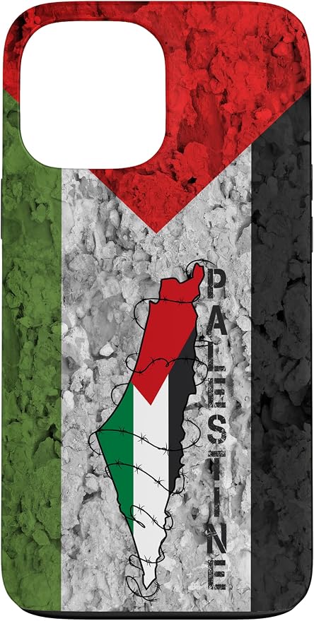 Kufiya PALESTINE Keffiyeh flag, Palestinian Map pattern Case by Unknown