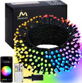 JMEXSUSS APP Controlled Color Changing Christmas Lights, 66ft 200 LED RGB by JMEXSUSS