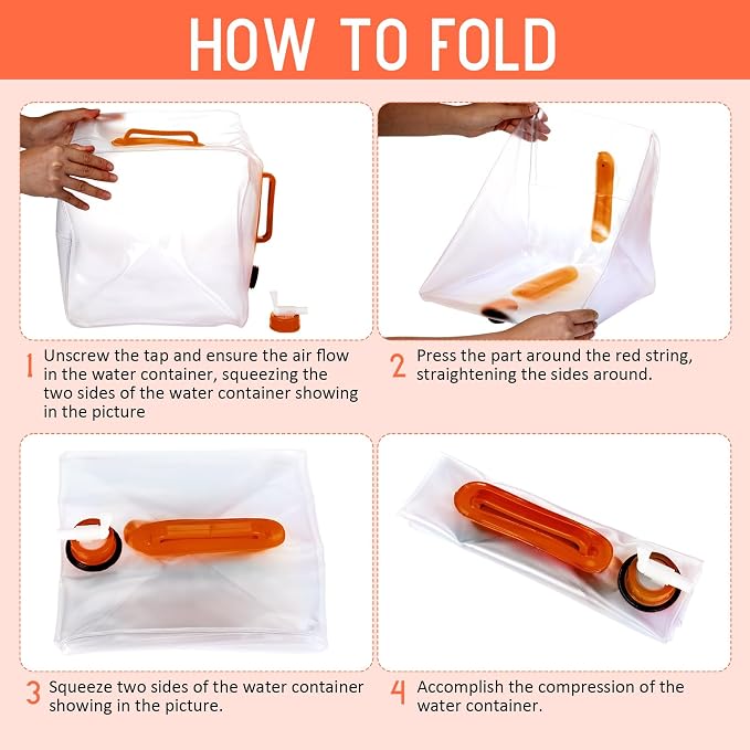 Reallnaive 3 Pack Collapsible Water Container - Image 4