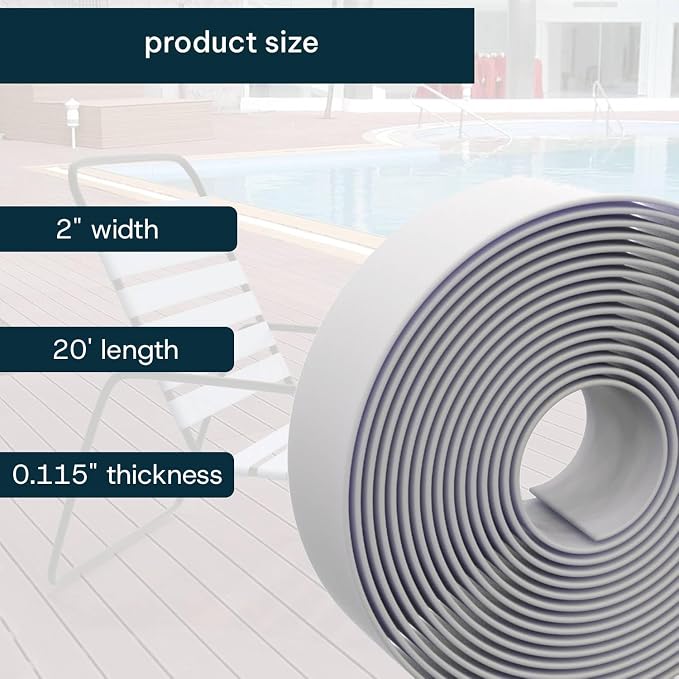 2 Inch Wide, 20ft Long Vinyl Strap - Image 3